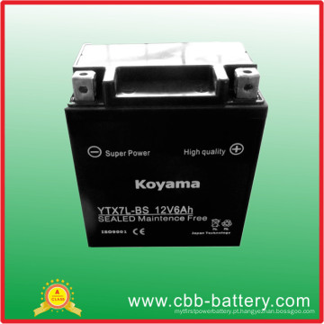 Ytx7l-Bs Bateria de bateria de motocicleta e baterias sem bateria de manutenção